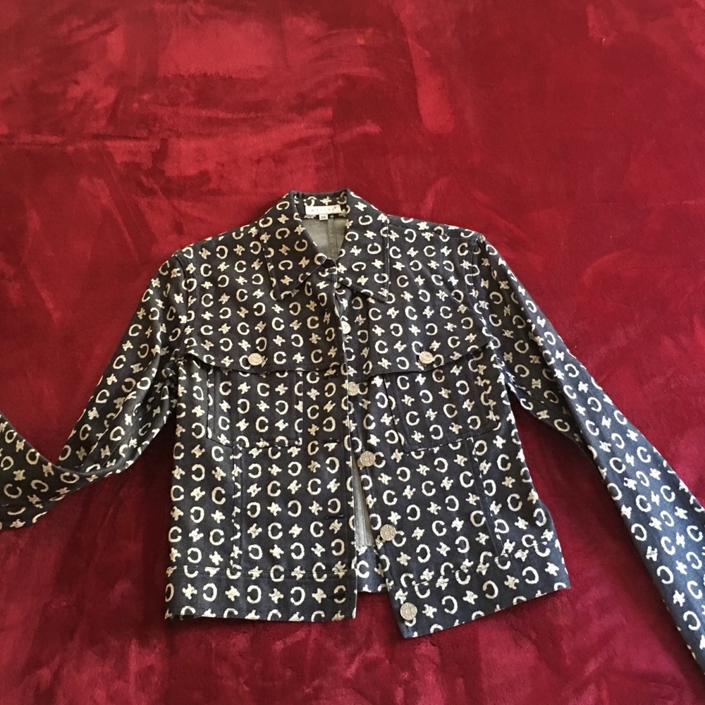 Indigo Blue Denim Jacket by French designer Celine